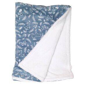 Yoga Sprout Fox Beaver Deer Snail Bear Sherpa Baby Security Blanket 30" X 40"